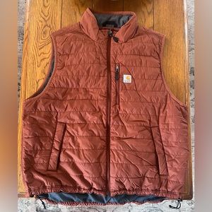 Men's Carhartt Rain Defender Insulated Vest - 2XL/XXL - Like new!  Color: Rust